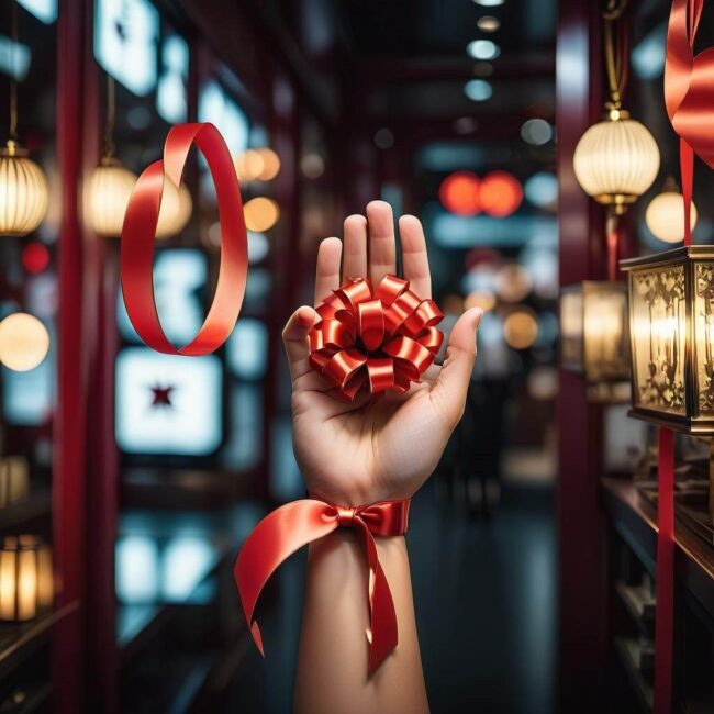 Co symbolizuje czerwona wstążka na ręce