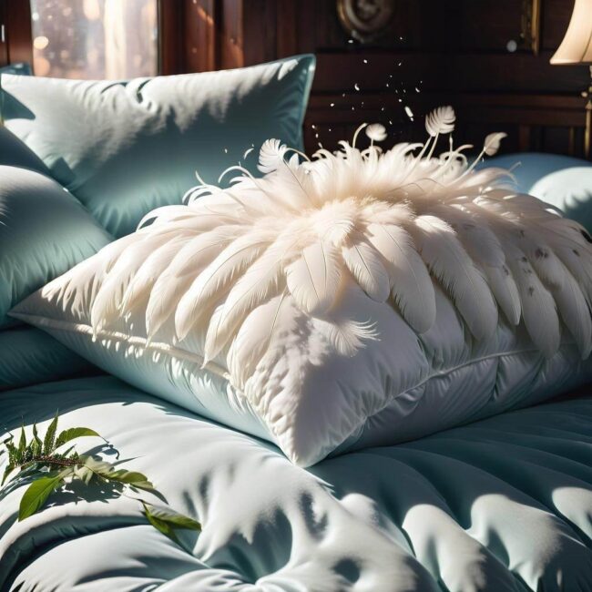 Czy pranie usuwa alergeny z poduszek z pierza