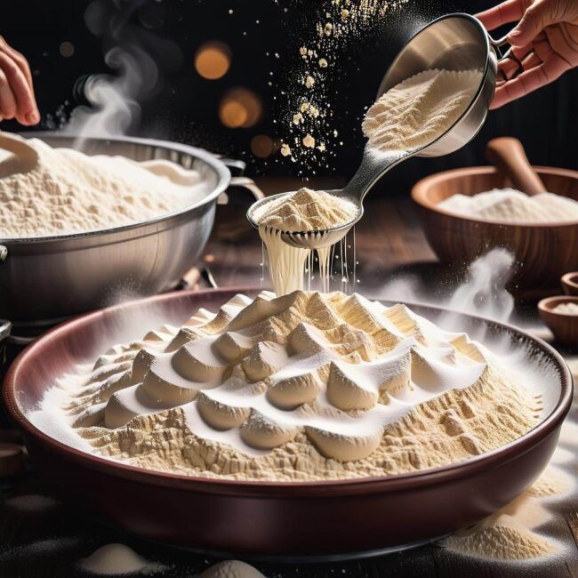 DIY przesianie mąki bez sitka