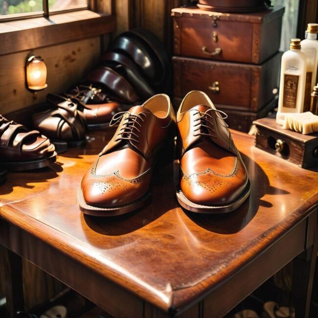 Domowe środki na bakterie w butach skórzanych