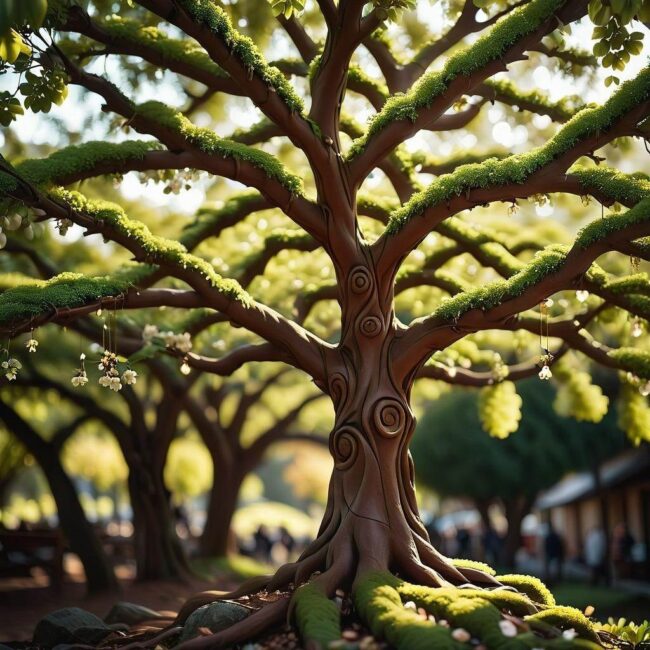 Drzewko szczęścia z życzeniami