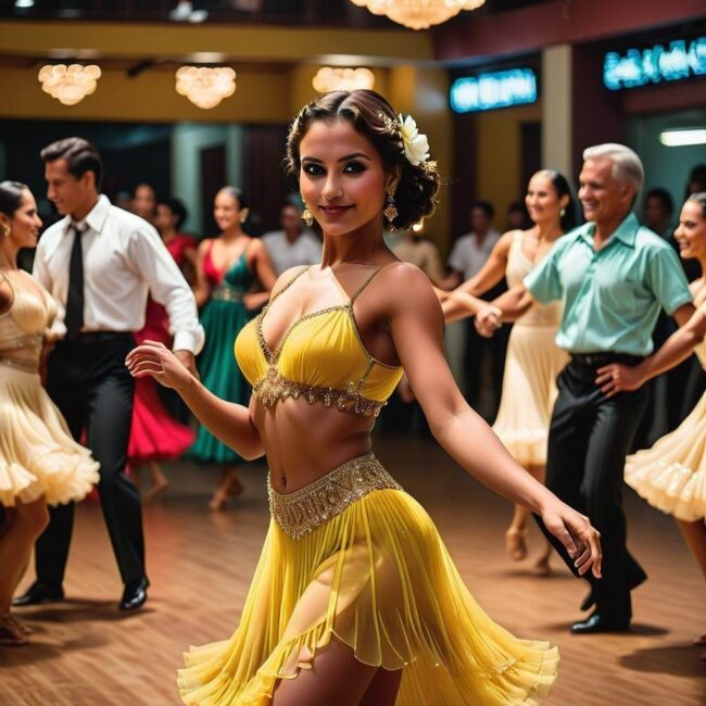 Elementy akrobatyczne w tańcach latynoamerykańskich