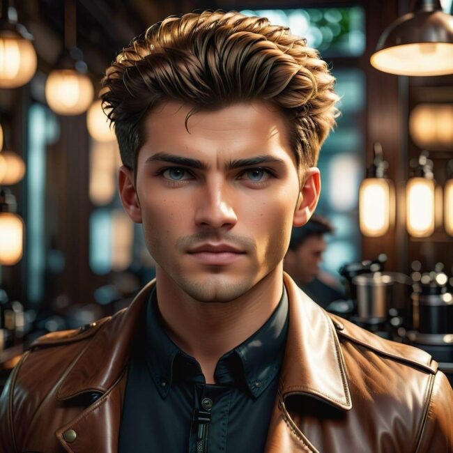 Fryzury które dodają pewności siebie mężczyznom z owalną twarzą