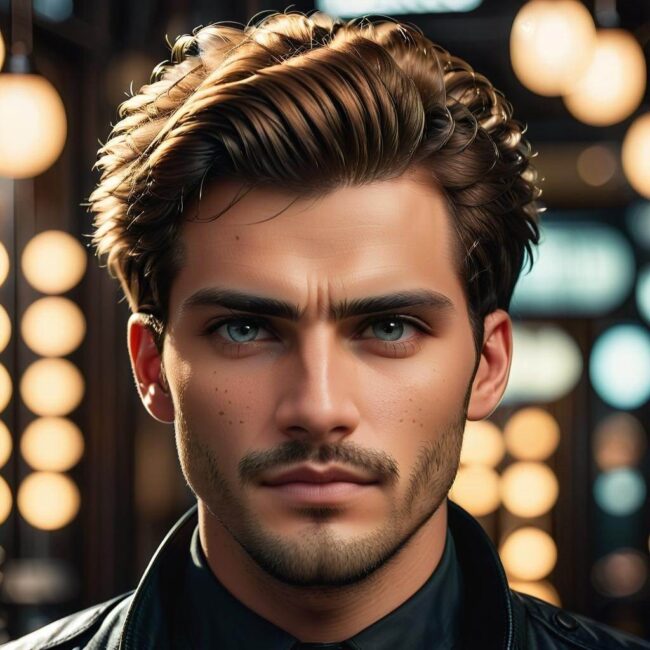 Fryzury które podkreślają owalną twarz u mężczyzn