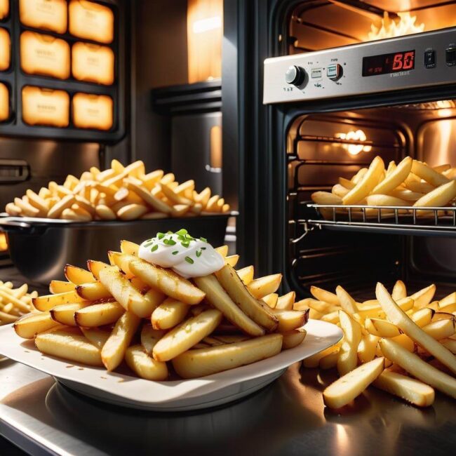 Ile kalorii zjadam jedząc pieczone frytki