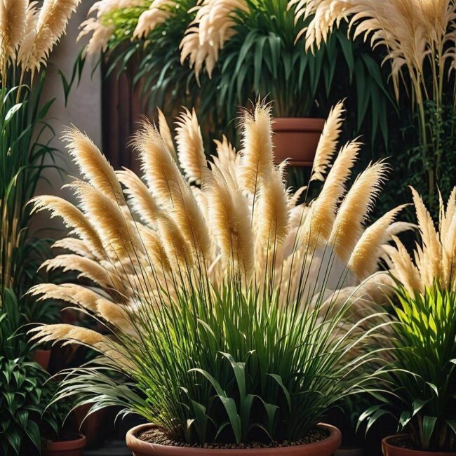 Jak dbać o trawę pampasową w donicy