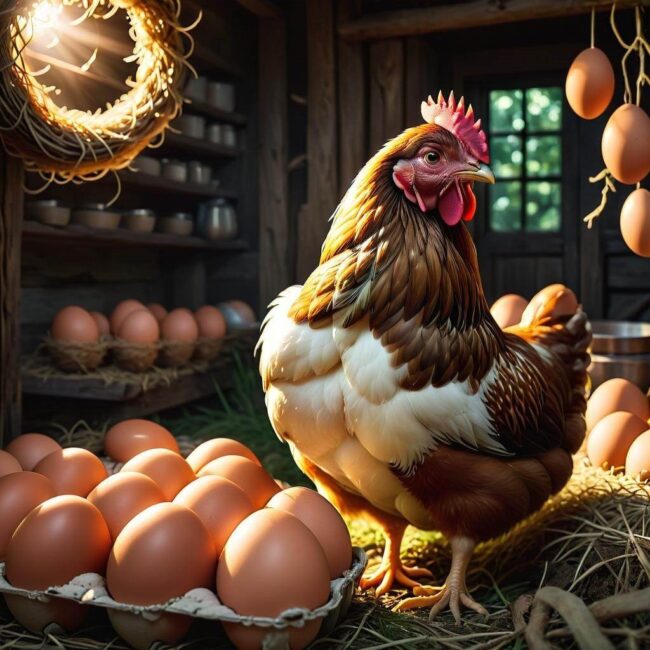 Jak długo kura siedzi na jajkach