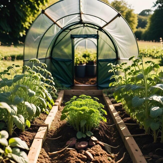 Jak mocować tunel foliowy na nierównym terenie