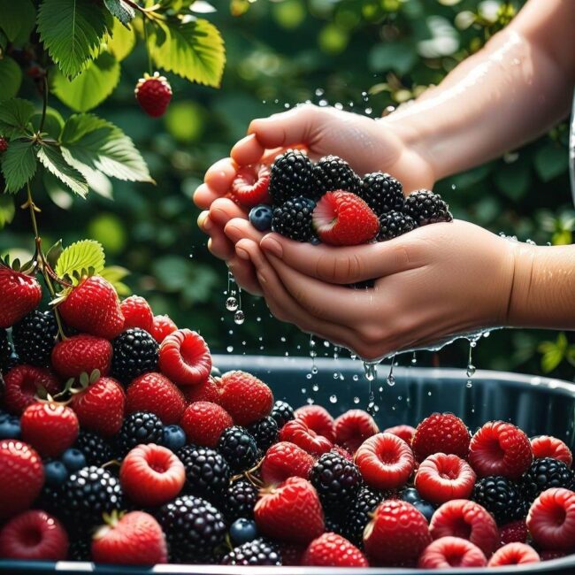 Jak poprawnie myć jagody