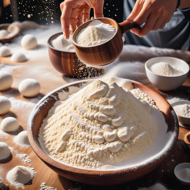 Jak usunąć skrzepy z mąki bez sitka