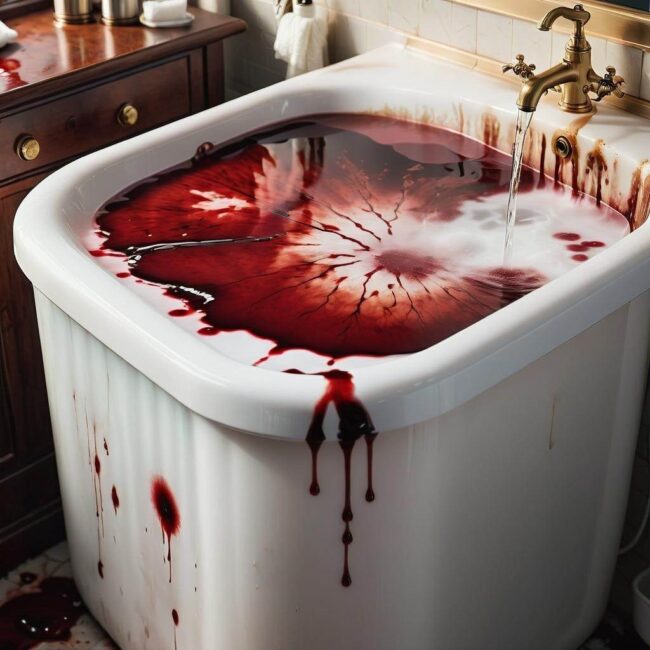 Jak wyczyścić plamę z krwi z fartucha kuchennego