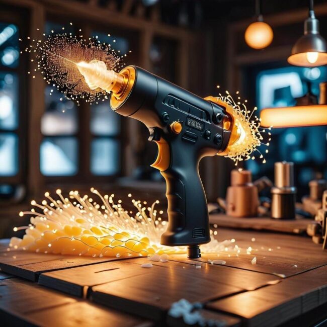 Mechanizm przepływu kleju w pistolecie na gorąco