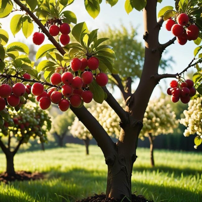 Nawożenie drzew owocowych po zimie