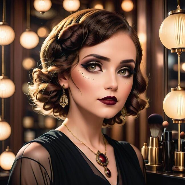 Odpowiednie bronzer do makijażu lat 20