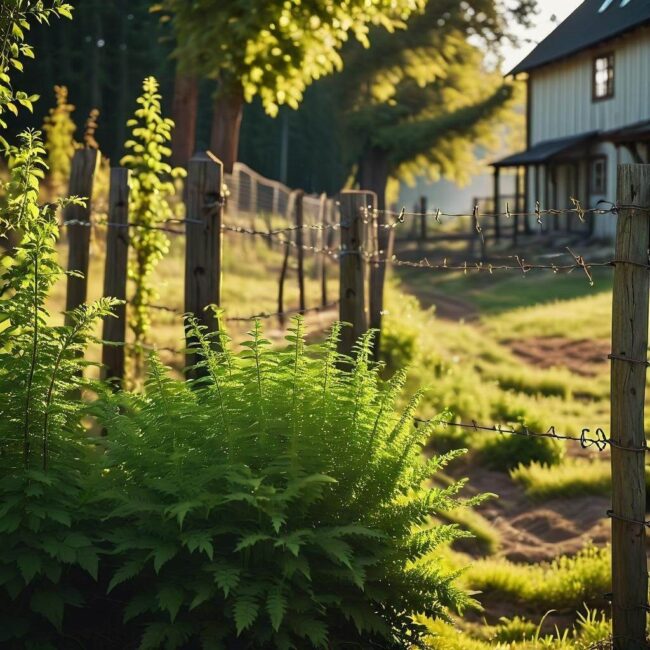 Optymalna przestrzeń między tują a płotem