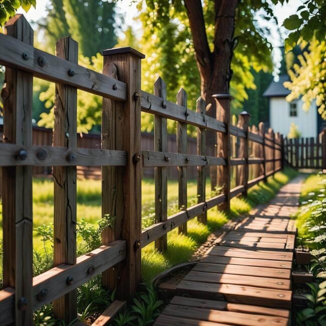 Planowanie i projektowanie płotu poziomego