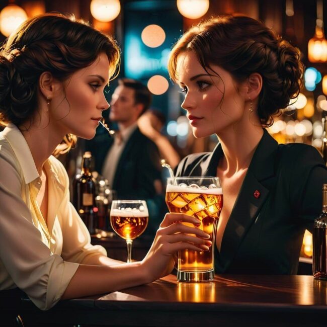 Romantyczne wyznania po wspólnym wieczorze przy drinkach