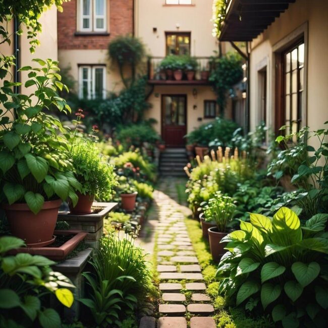 Rośliny doniczkowe do ogrodu na podwórku