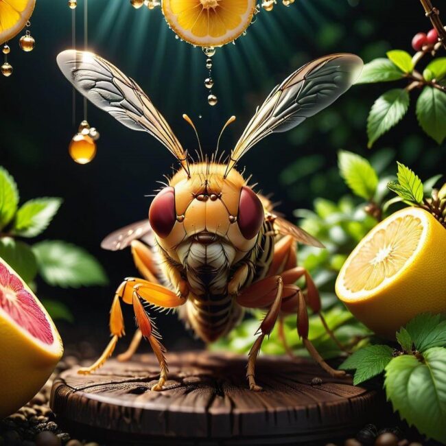 Składniki do własnej pułapki na muszki owocówki