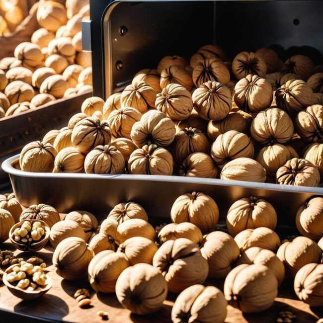 Sposób utrzymania smaku podczas suszenia orzechów