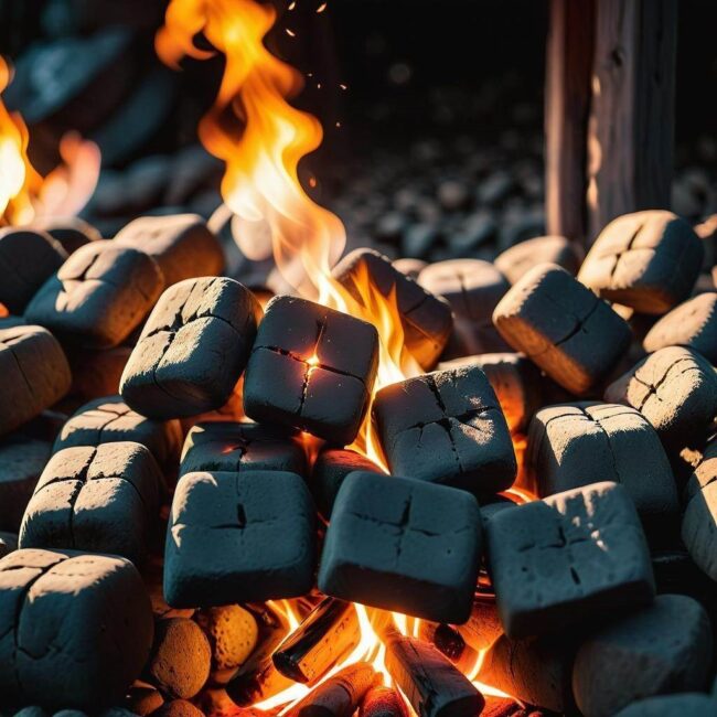 Szybkie rozpalanie brykietu