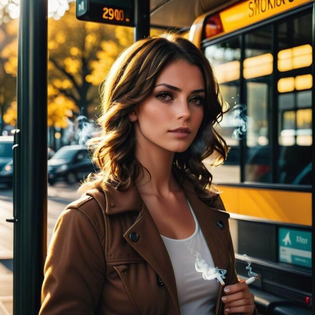 Zakaz palenia na przystanku i sankcje